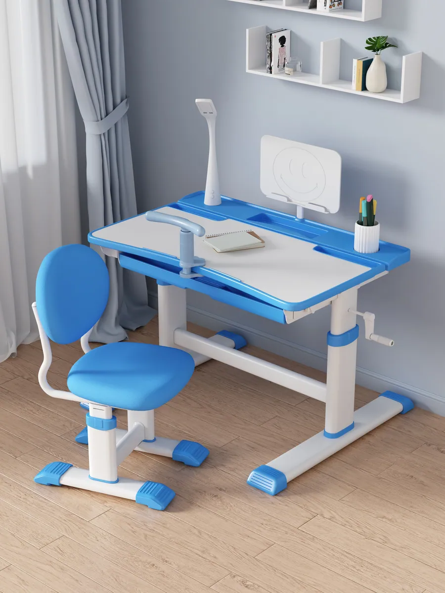 JX001 study desk and chair in a home setting