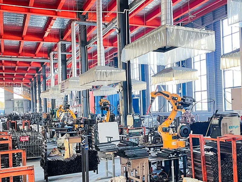 Robotic welding and forming line